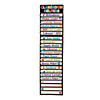 15" x 58" Classroom Helpers Cardstock Clip Chart with Clothespins - 33 Pc. Image 1