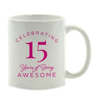 15 Years Awesome Ceramic Mug Image 2