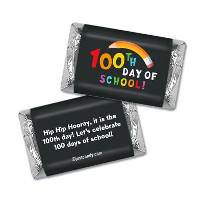 152 Pcs 100th Day of School Candy Party Favors Hershey's Miniatures Chocolate Image 1