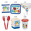 155 Pc. Elementary Graduation Snack Tableware Kit for 24 Guests Image 1