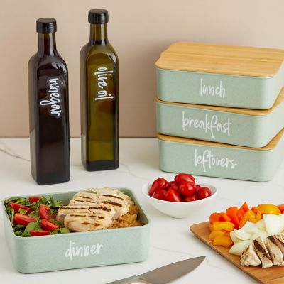 158 Pack Script Supplementary Pantry, Fridge &amp; Freezer Name Label Stickers for Food Storage Container, Jar &amp; Canisters Image 3