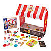 16 1/2&quot; x 13 1/2&quot; DIY Fast Food Tent with Ready-to-Eat Pretend Meals - 150 Pc. Image 1