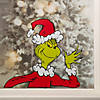 16 1/4" x 14" Dr. Seuss&#8482; The Grinch Red & Green Vinyl Window Cling Image 1