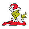 16 1/4" x 14" Dr. Seuss&#8482; The Grinch Red & Green Vinyl Window Cling Image 1