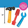 16&quot; - 24 1/2&quot; Bright Color Inflatable Toy Tools Set - 3 Pc. Image 2