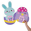 16" &amp;#8211; 24" Easter Whimsy Egg Hunt Age Range Single-Sided Plastic Yard Signs - 4 Pc. Image 1