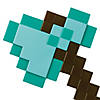 16 3/4" Minecraft&amp;#8482; Diamond Axe Costume Accessory Image 1