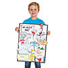 16 3/4" x 22" Color Your Own Dr. Seuss&#8482; &#8220;All About Me&#8221; Paper Posters - 30 Pc. Image 2