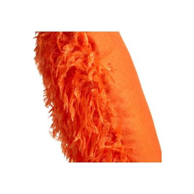 16" Furry Orange Fabric Carrot Image 2