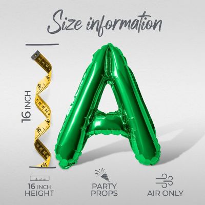 16 Inch Green FORE TEE Letter Balloon Banner Image 2