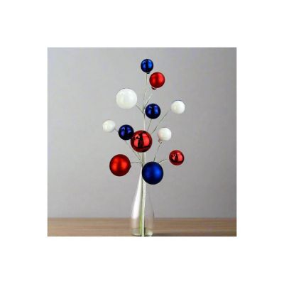 16" Ornament Ball Pick: Red, White, Blue Image 2
