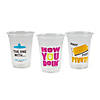 16 oz. Bulk 50 Ct. FRIENDS&#8482; Quotes Disposable Plastic Cups Image 1