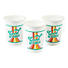 16 oz. Bulk 50 Ct. Groovy Party Good Vibes Disposable Plastic Cups Image 1