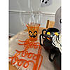 16 oz. Bulk 50 Ct. Jack-O&#8217;-Lantern Orange Disposable Plastic Cups Image 1