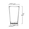 16 oz. Crystal Clear Plastic Disposable Tall Iced Tea Cups (100 Cups) Image 2