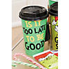 16 oz. Dr. Seuss&#8482; The Grinch Squad Disposable Paper Coffee Cups with Lids - 12 Ct. Image 1
