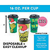 16 oz. Dr. Seuss&#8482; The Grinch Squad Disposable Paper Coffee Cups with Lids - 12 Ct. Image 2