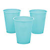 16 oz. Light Blue Disposable Plastic Cups - 20 Ct. Image 1