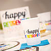 16 oz. Rainbow Happy Retirement Disposable Plastic Cups - 25 Ct. Image 2