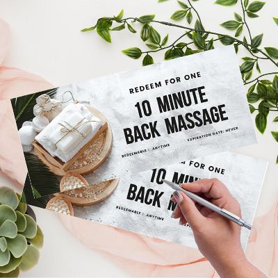 16 Pcs Massage Love Coupons for Couples Image 2