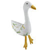 16" Plush Floral Goose Table Top Figure Image 1