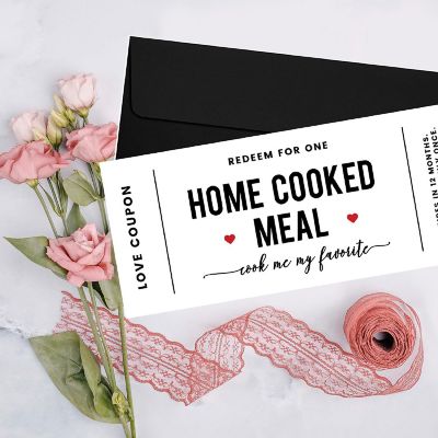 16 Red Heart Love Coupons for Couples Image 1