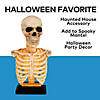 16" Skeleton Bust on Stand Halloween Tabletop Decoration Image 1