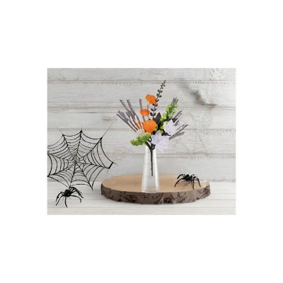 16" Skeleton Hand Bat Paper Grass Pick Image 1