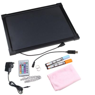 16" x 12" LED Flashing Illuminated Erasable Board Image 1