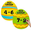 16" x 18 3/4" Easter Egg Hunt Age Group Yard Sign Set - 4 Pc. Image 1