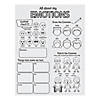 16" x 20 3/4" Color Your Own &#8220;All About My Emotions&#8221; Paper Posters - 30 Pc. Image 1