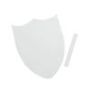 16" x 21 3/4" Bulk 48 Pc. DIY Medieval Knight White Cardboard Shields Image 1