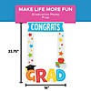 16" x 22 3/4" Elementary Congrats Grad Cardboard Photo Booth Frame Image 2