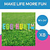 16" x 24" Easter Egg Hunt Letter Yard Signs - 8 Pc. Image 1