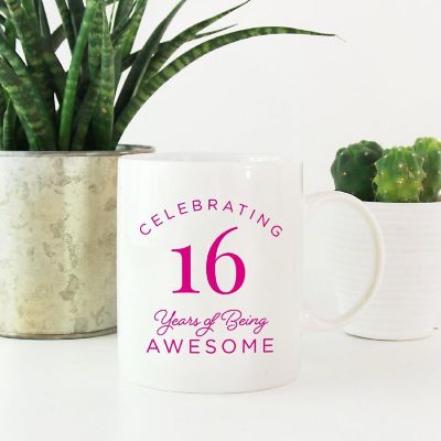 16 Years Awesome Ceramic Mug Image 1