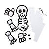 17 1/2" x 17" Halloween Skeleton Paper Chain Craft Kit - Makes 12 Image 1