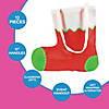 17 1/2" x 17" Large Christmas Stocking-Shaped Nonwoven Tote Bags - 12 Pc. Image 2