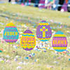 17 1/2" x 24" Religious Easter Egg Hunt Yard Signs - 4 Pc. Image 1