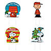 17" - 28" Peanuts&#174; Christmas Yard Signs - 4 Pc. Image 1