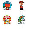 17" - 28" Peanuts<sup>&#174;</sup> Christmas Yard Signs - 4 Pc. Image 1