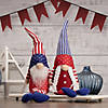 17.75" Sitting Patriotic Girl 4th of July Gnome Image 1