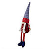 17.75" Sitting Patriotic Girl 4th of July Gnome Image 3