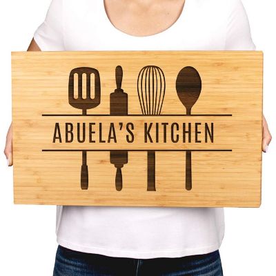 17.75x11 Abuela's Kitchen Utensils Board Image 2