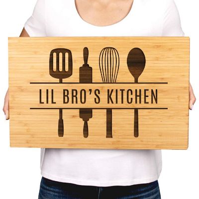 17.75x11 Lil Bro Kitchen Utensils Board Image 2