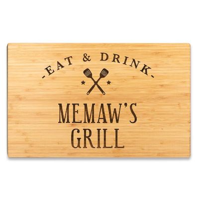 17.75x11 Memaw's Grill Grill BBQ Board Image 1