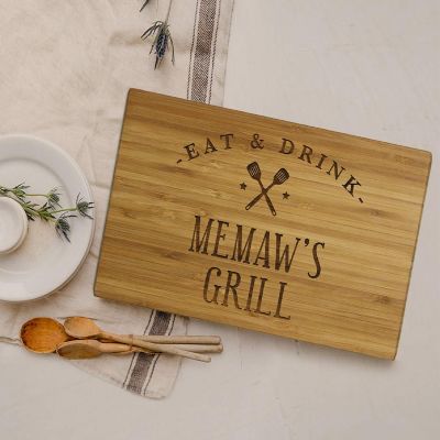17.75x11 Memaw's Grill Grill BBQ Board Image 1