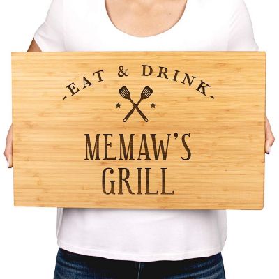 17.75x11 Memaw's Grill Grill BBQ Board Image 2