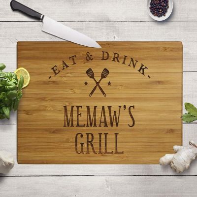 17.75x11 Memaw's Grill Grill BBQ Board Image 3