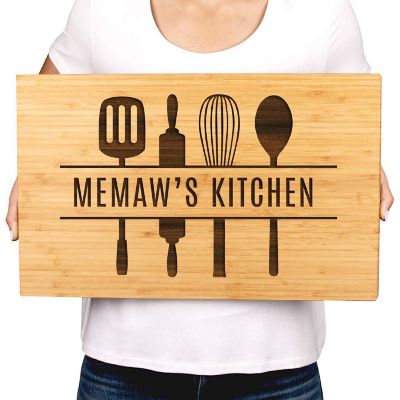 17.75x11 Memaw's Kitchen Utensils Board Image 2