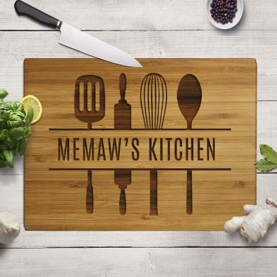17.75x11 Memaw's Kitchen Utensils Board Image 3